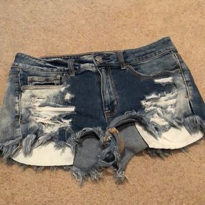 American Eagle high rise festival shorts